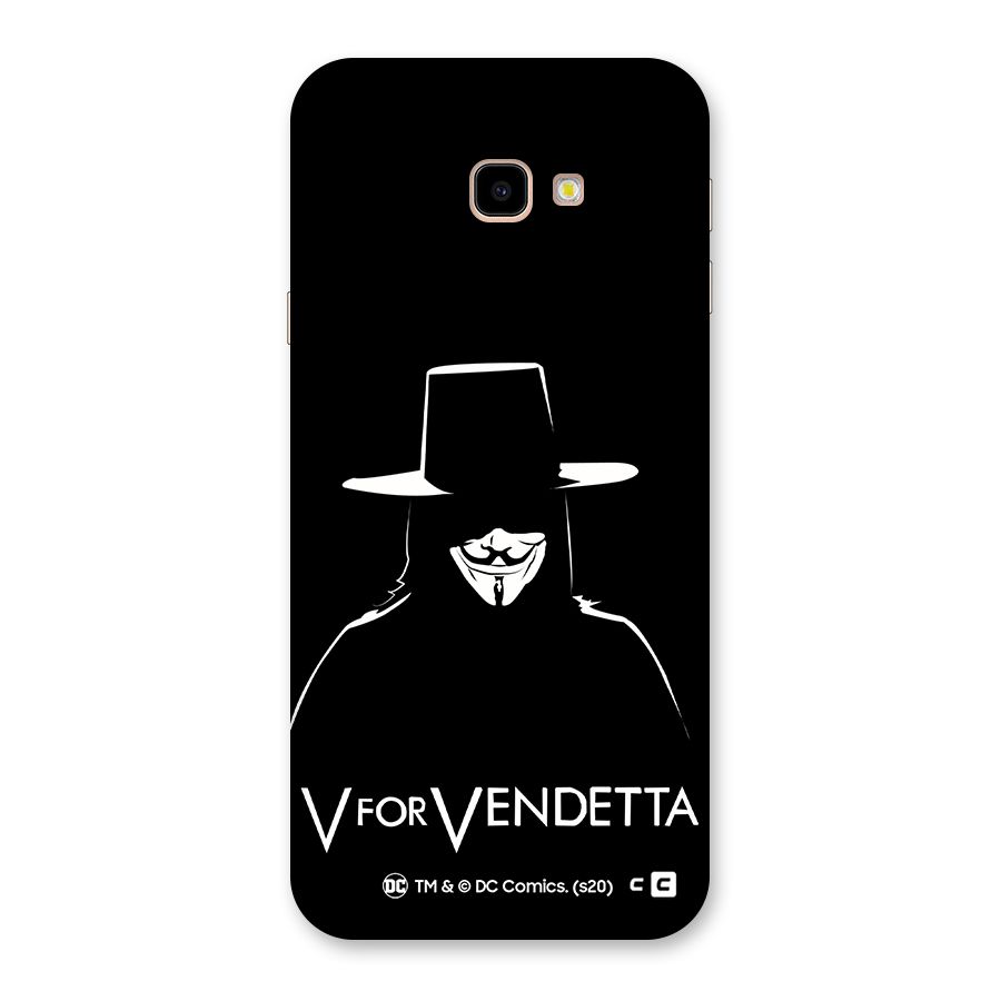 V for Vendetta Minimal Back Case for Galaxy J4 Plus