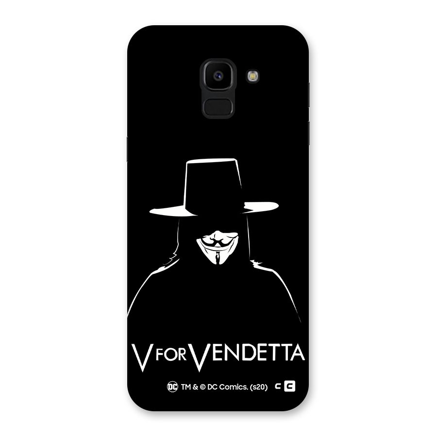 V for Vendetta Minimal Back Case for Galaxy J6