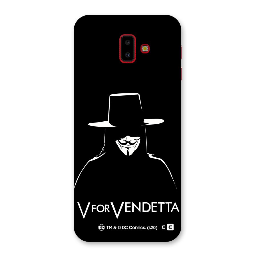 V for Vendetta Minimal Back Case for Galaxy J6 Plus