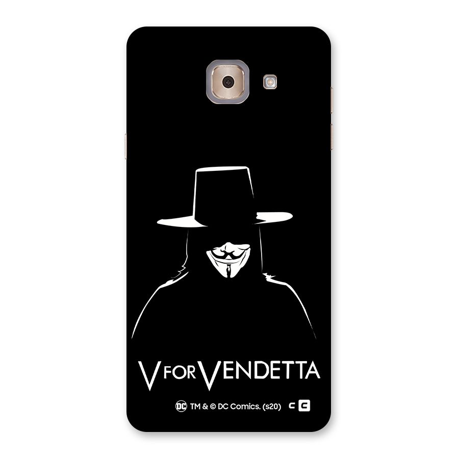 V for Vendetta Minimal Back Case for Galaxy J7 Max