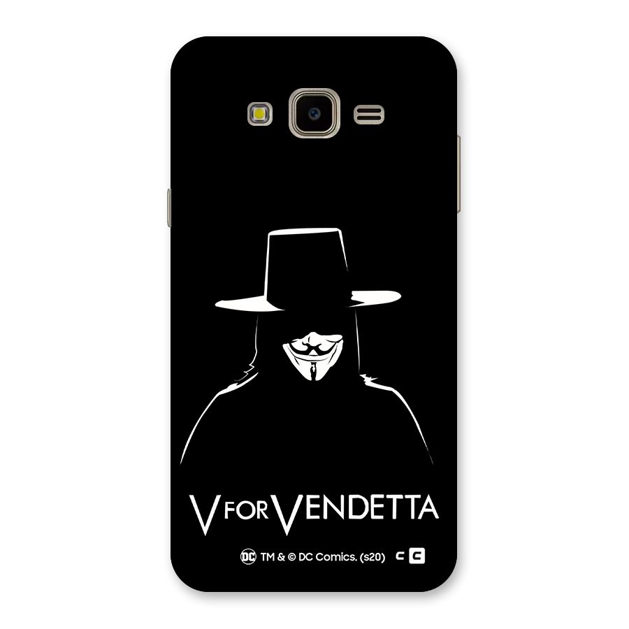 V for Vendetta Minimal Back Case for Galaxy J7 Nxt