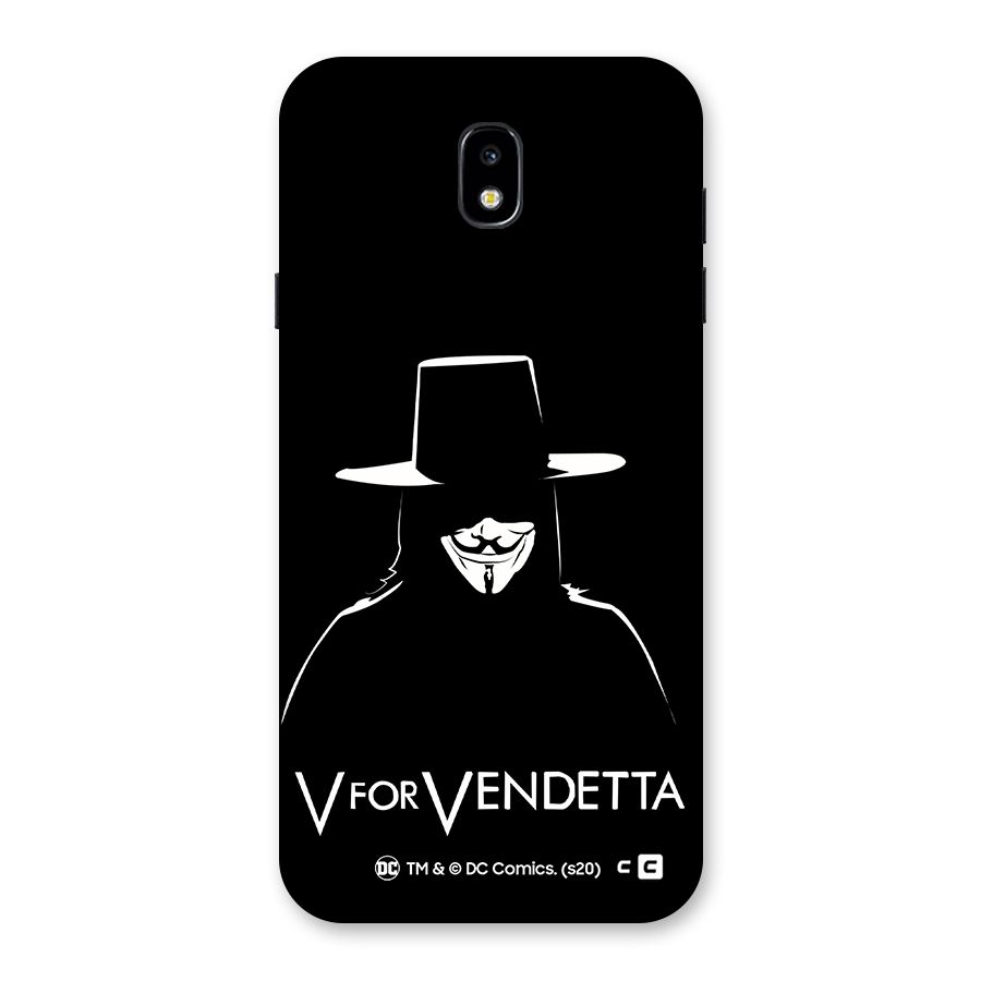 V for Vendetta Minimal Back Case for Galaxy J7 Pro