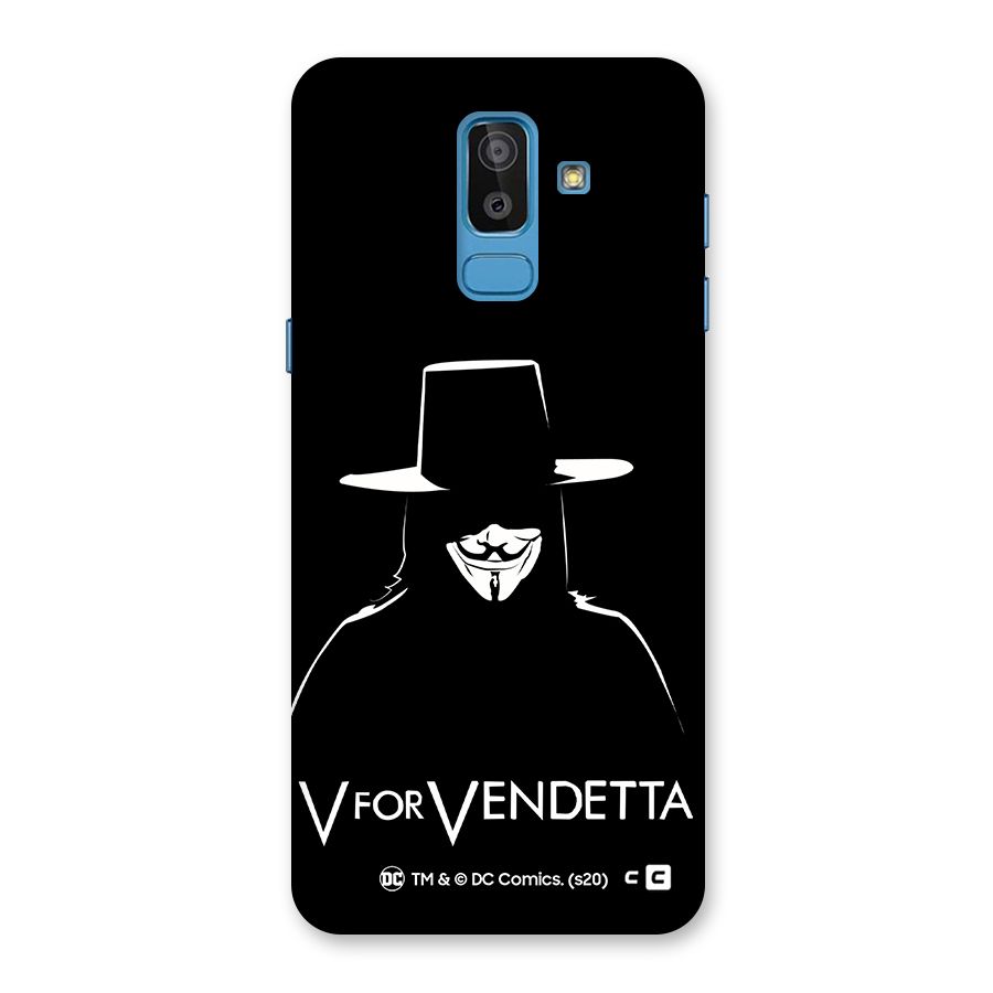 V for Vendetta Minimal Back Case for Galaxy J8