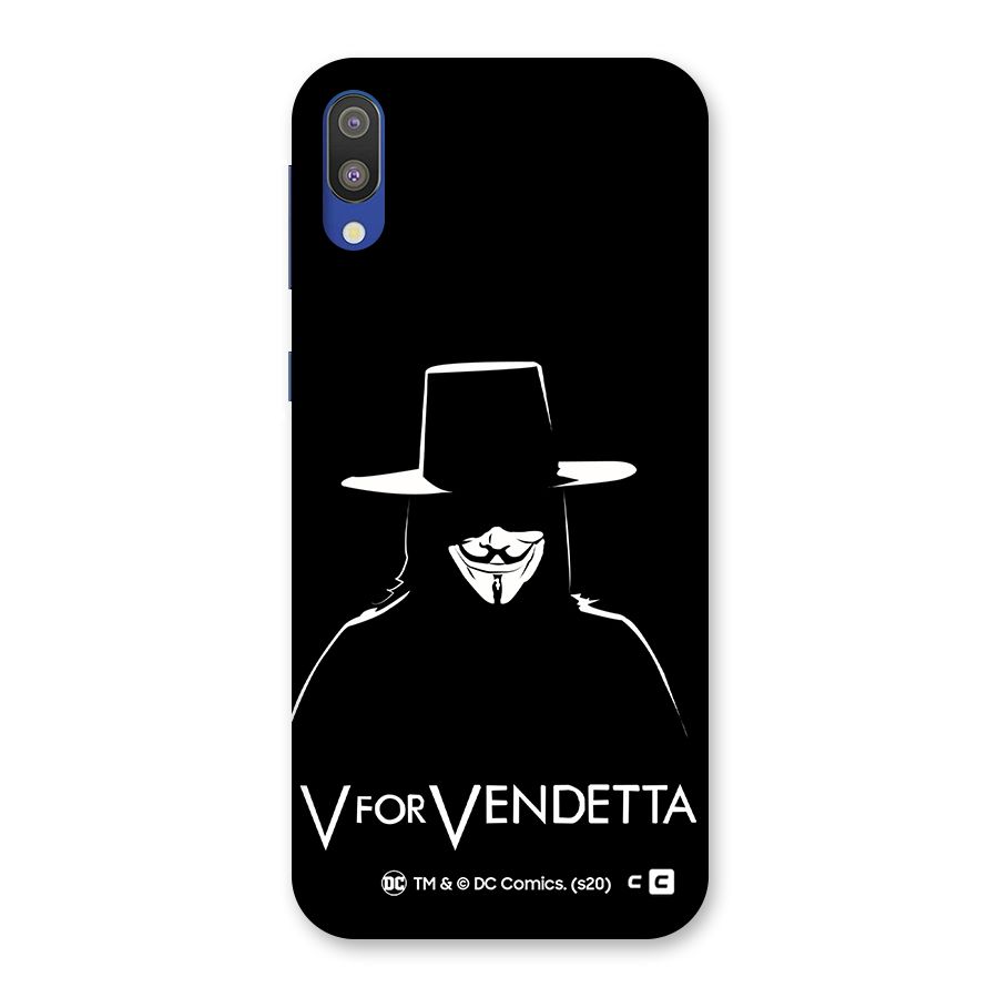 V for Vendetta Minimal Back Case for Galaxy M10