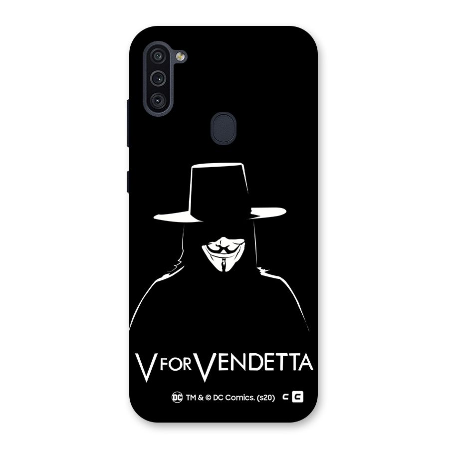 V for Vendetta Minimal Back Case for Galaxy M11