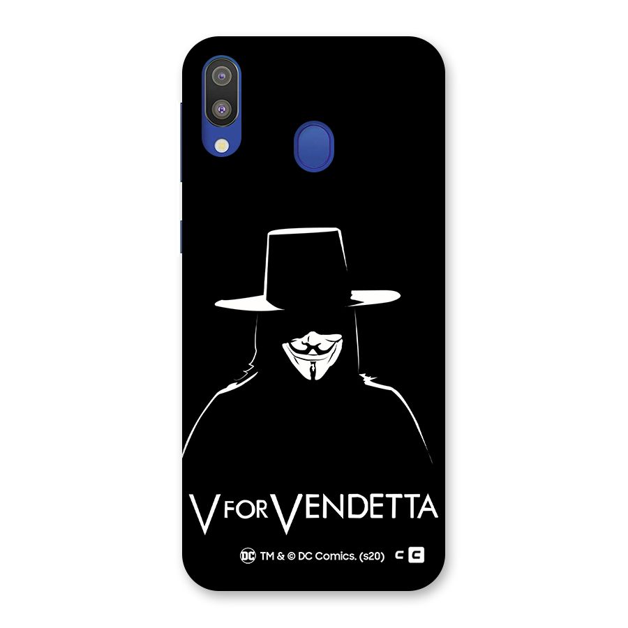 V for Vendetta Minimal Back Case for Galaxy M20