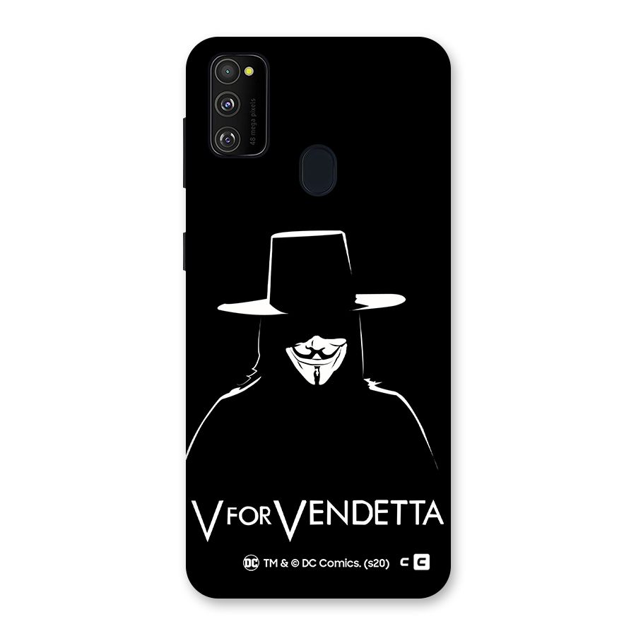 V for Vendetta Minimal Back Case for Galaxy M21