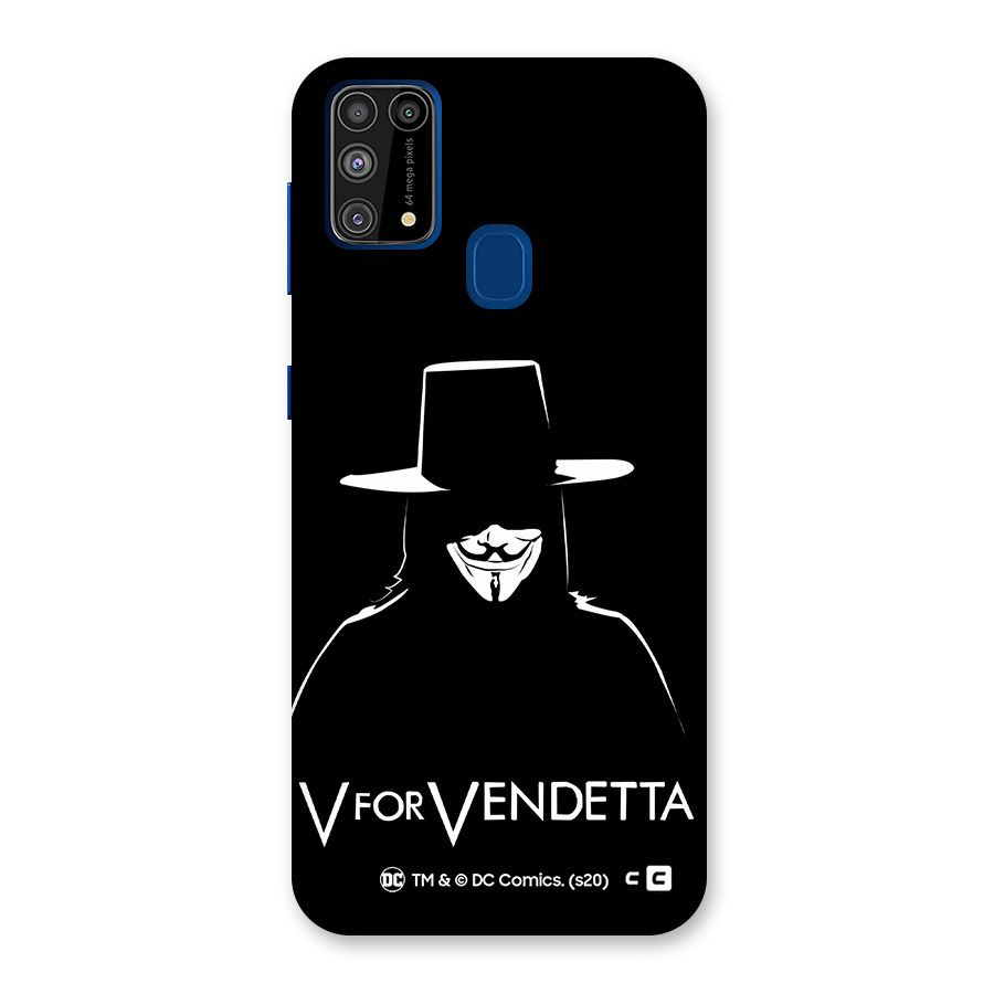 V for Vendetta Minimal Back Case for Galaxy M31