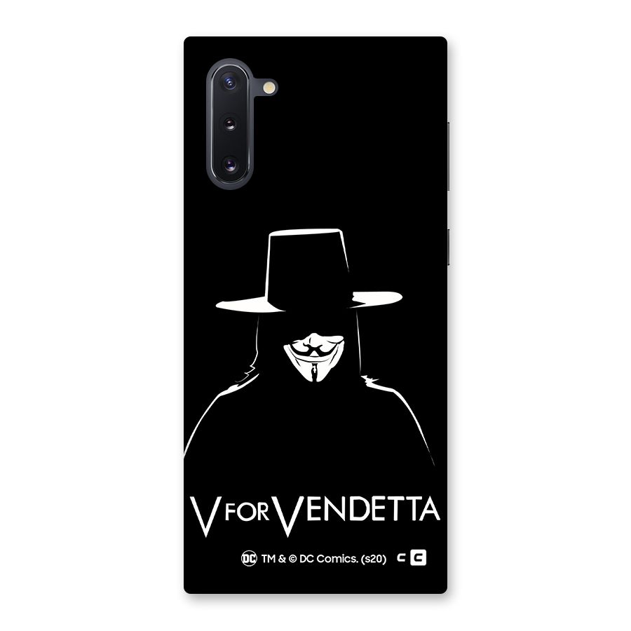 V for Vendetta Minimal Back Case for Galaxy Note 10