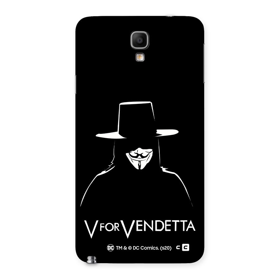 V for Vendetta Minimal Back Case for Galaxy Note 3 Neo