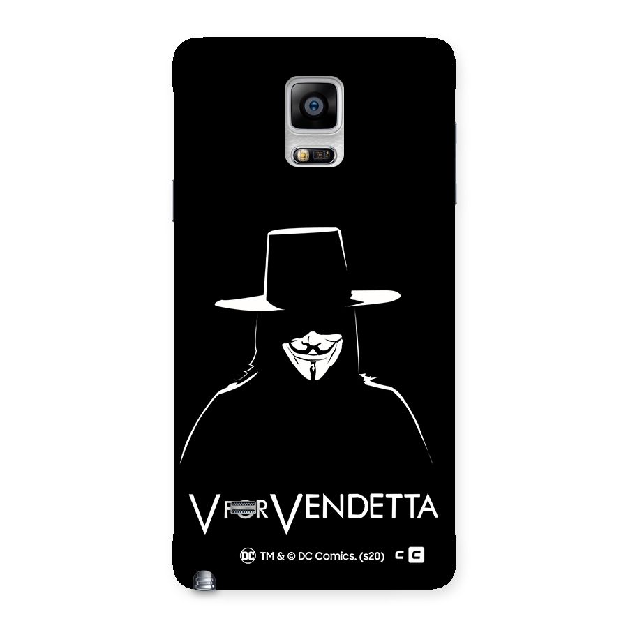 V for Vendetta Minimal Back Case for Galaxy Note 4