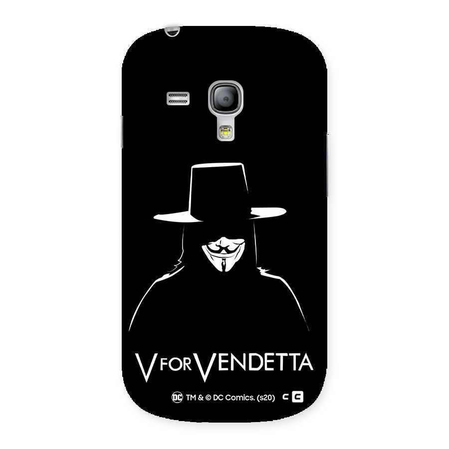 V for Vendetta Minimal Back Case for Galaxy S3 Mini