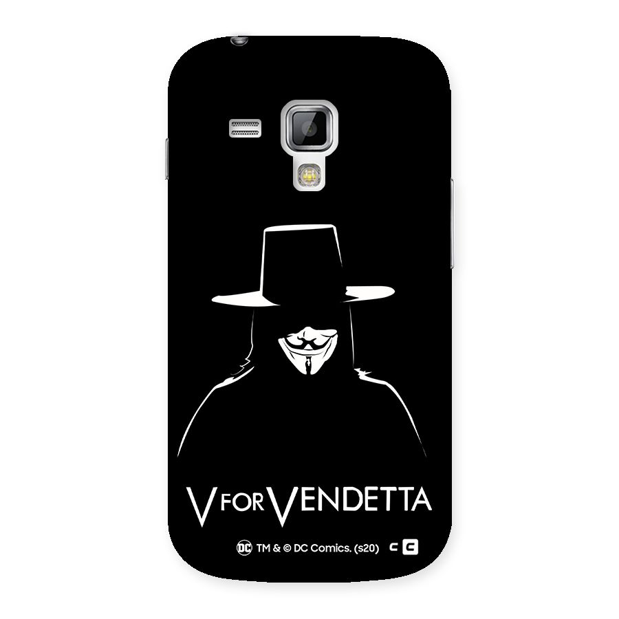 V for Vendetta Minimal Back Case for Galaxy S Duos