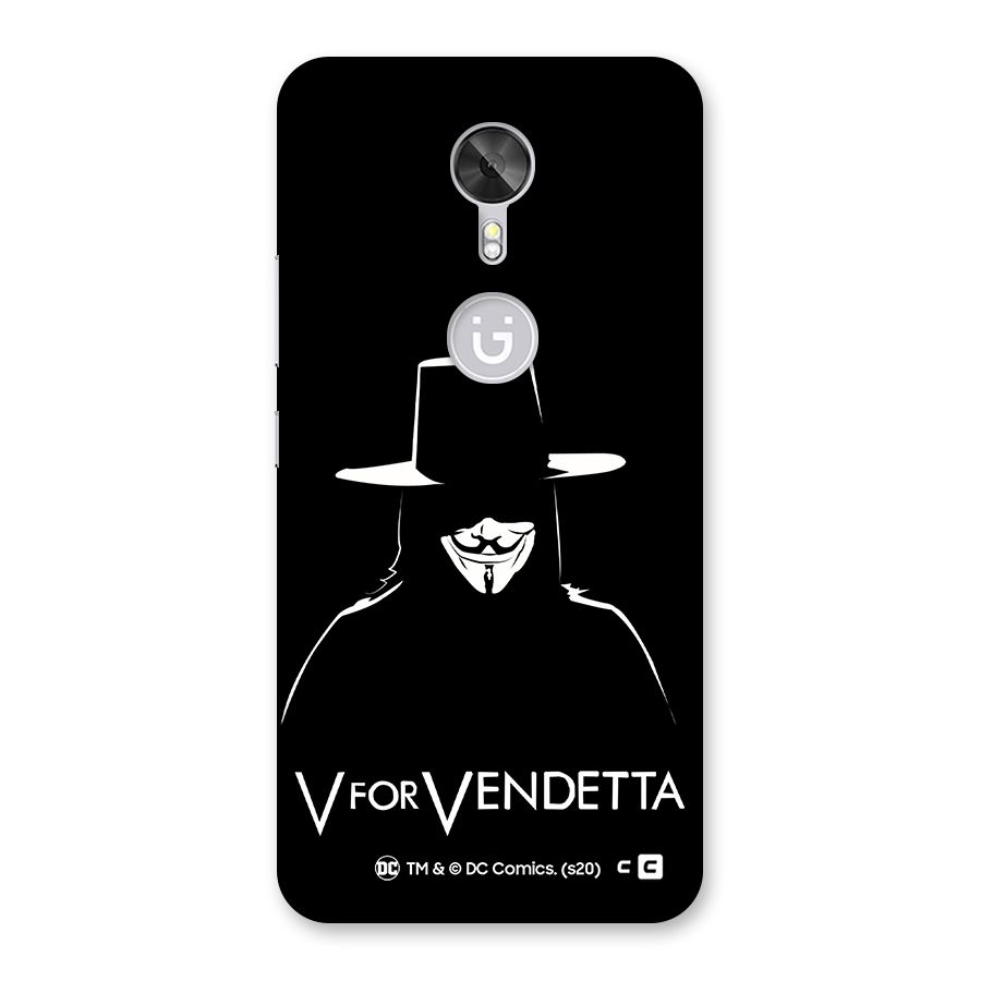 V for Vendetta Minimal Back Case for Gionee A1