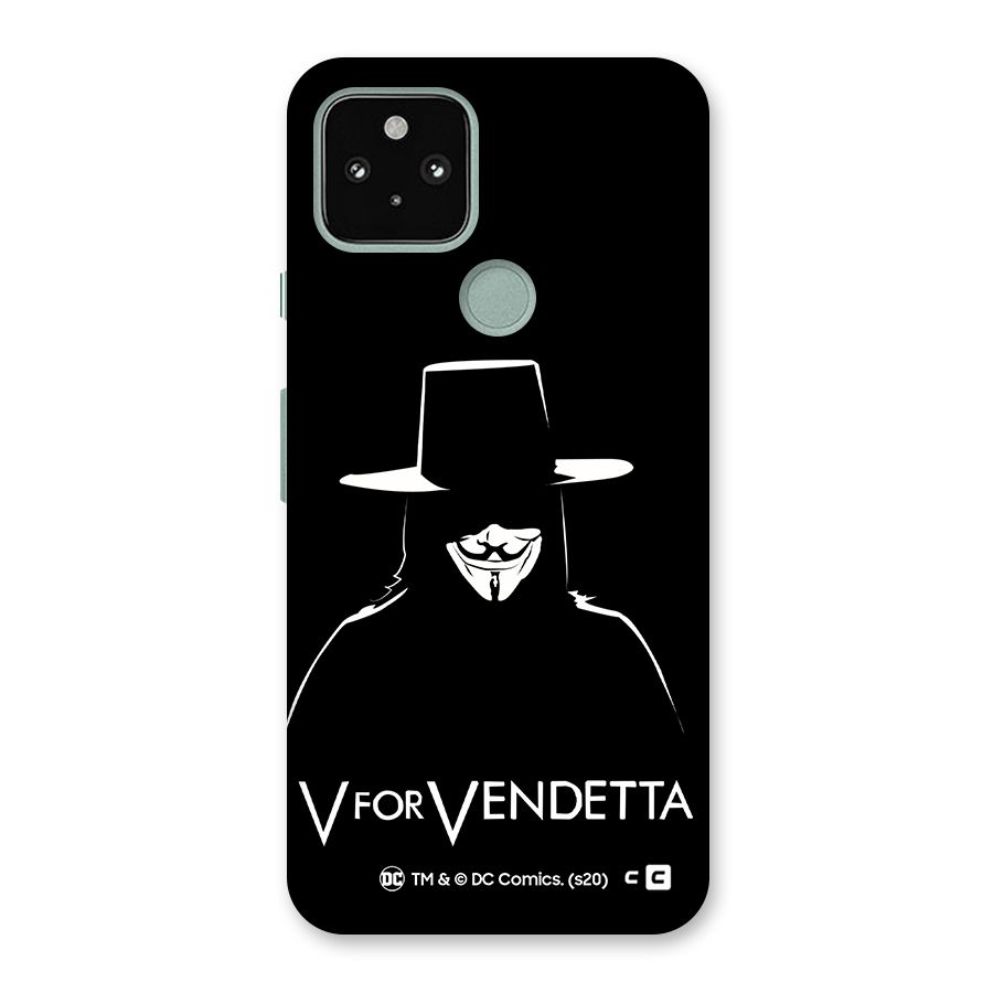 V for Vendetta Minimal Back Case for Google Pixel 5