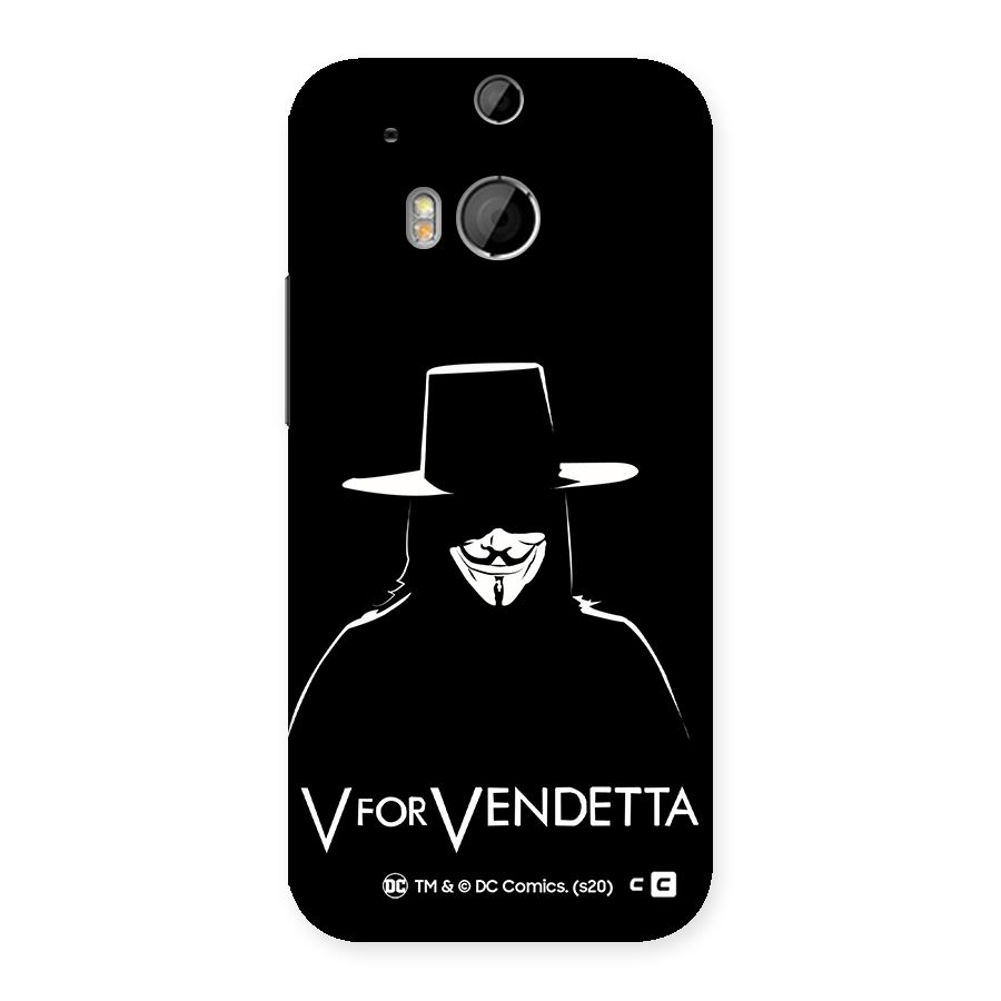 V for Vendetta Minimal Back Case for HTC One M8