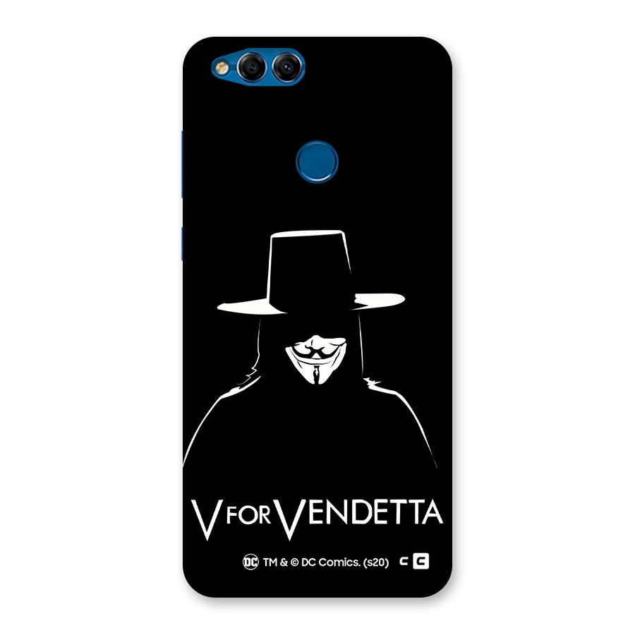 V for Vendetta Minimal Back Case for Honor 7X
