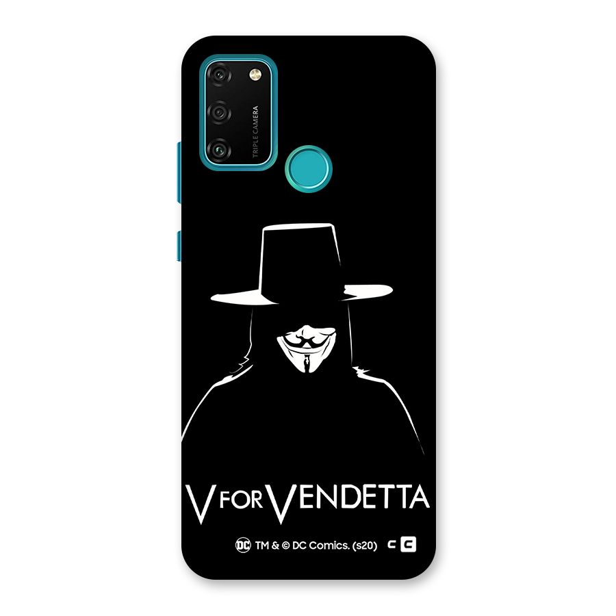 V for Vendetta Minimal Back Case for Honor 9A