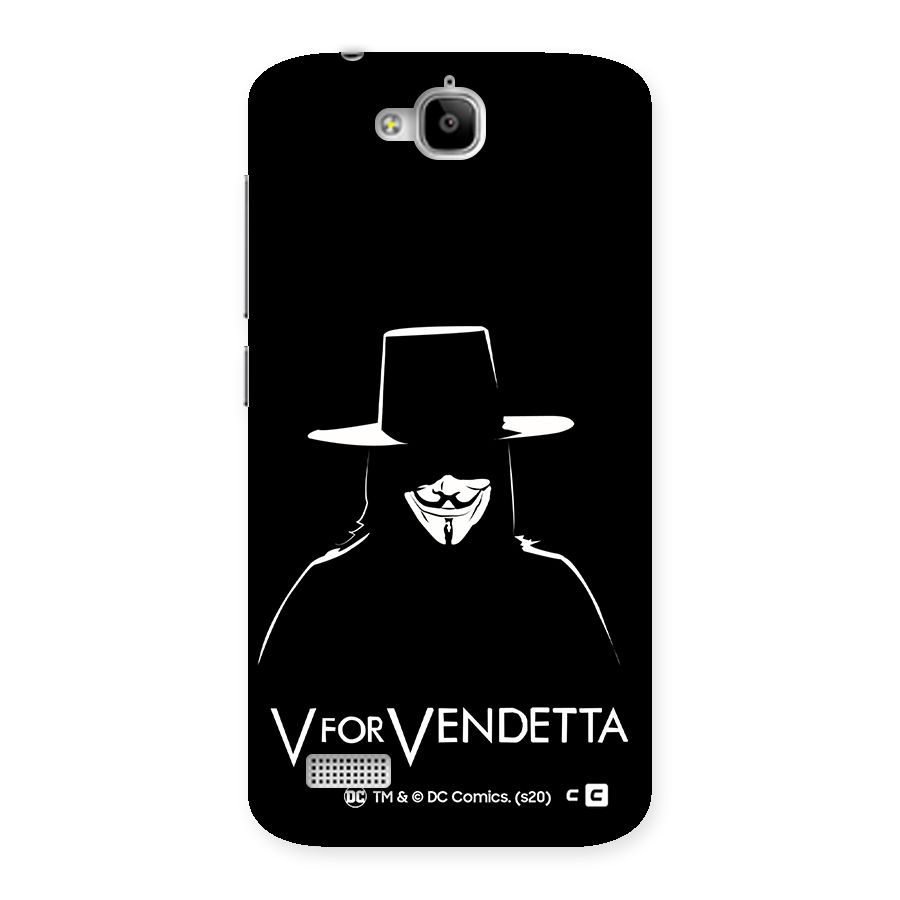 V for Vendetta Minimal Back Case for Honor Holly