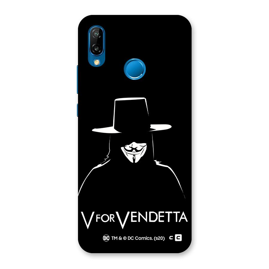 V for Vendetta Minimal Back Case for Huawei P20 Lite