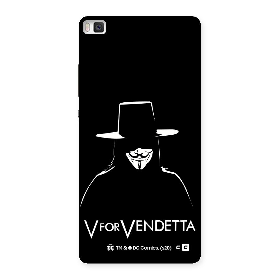 V for Vendetta Minimal Back Case for Huawei P8