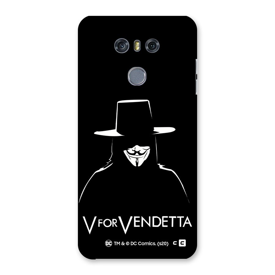 V for Vendetta Minimal Back Case for LG G6