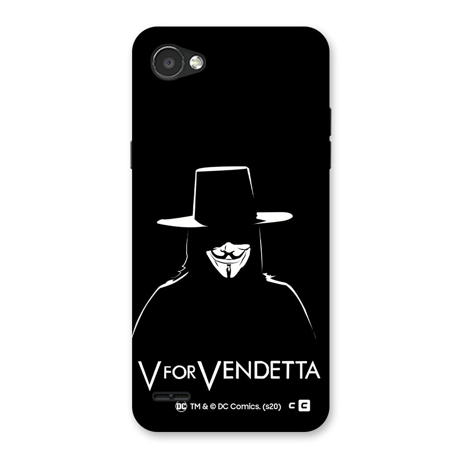 V for Vendetta Minimal Back Case for LG Q6