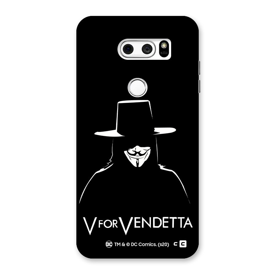 V for Vendetta Minimal Back Case for LG V30