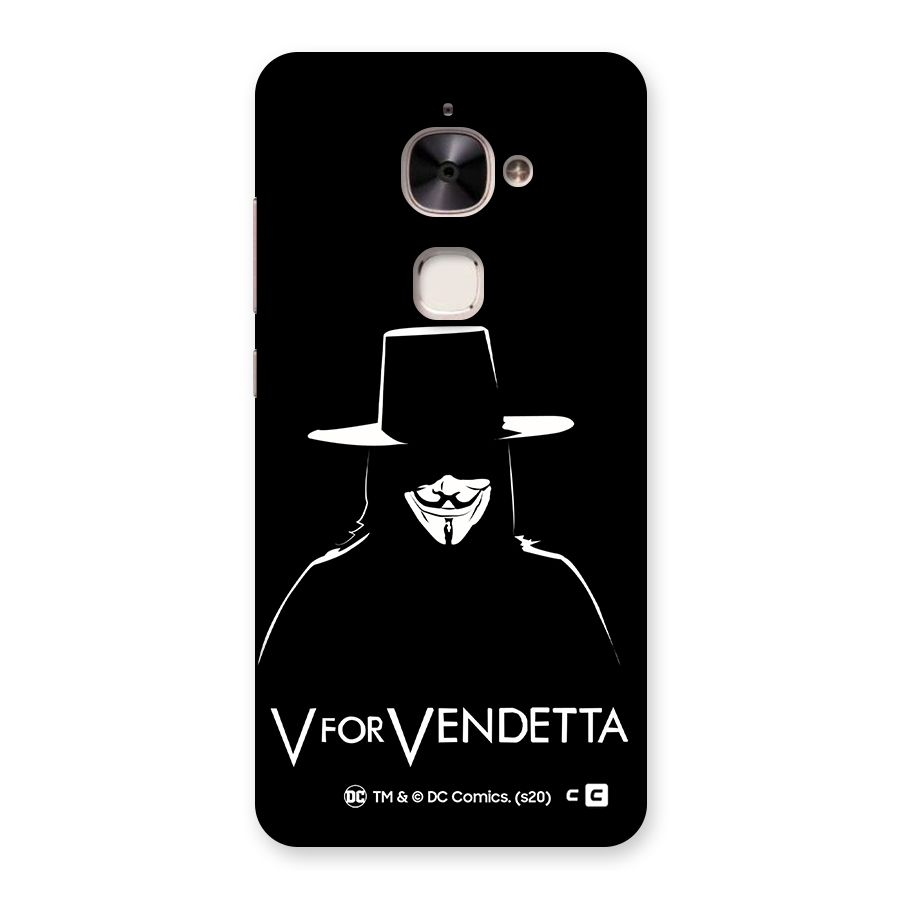 V for Vendetta Minimal Back Case for Le 2