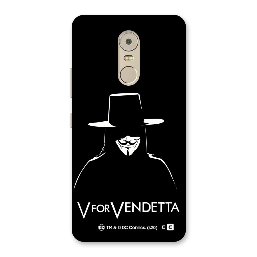 V for Vendetta Minimal Back Case for Lenovo K6 Note