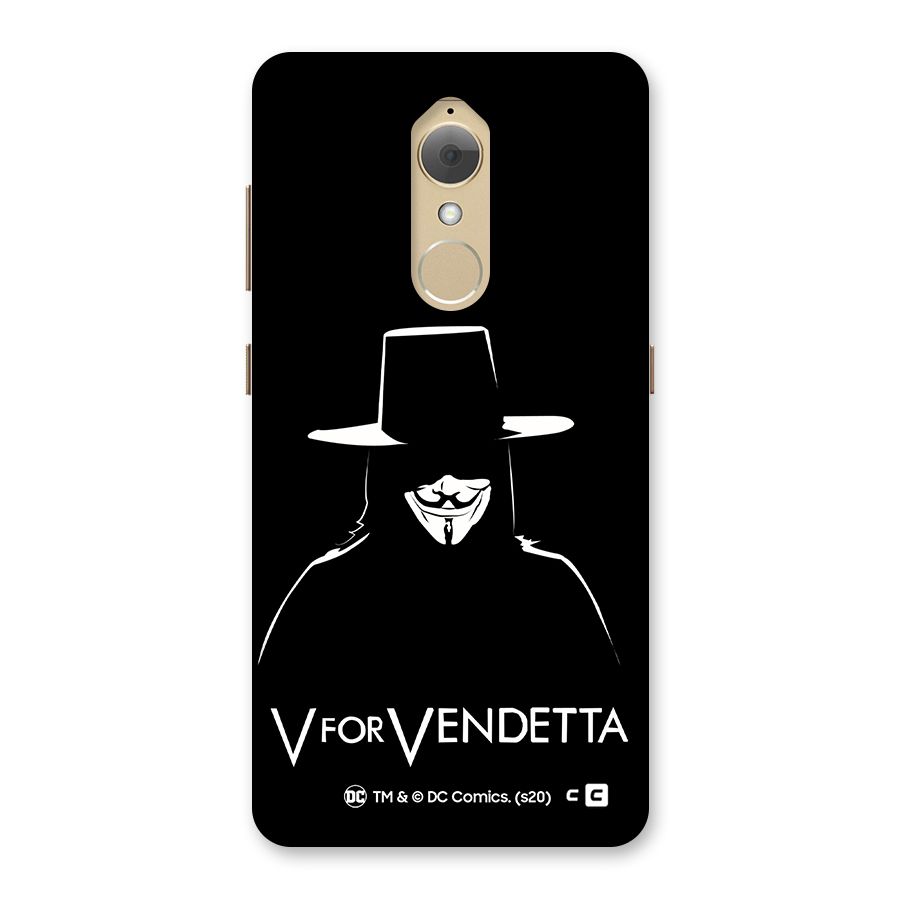 V for Vendetta Minimal Back Case for Lenovo K8