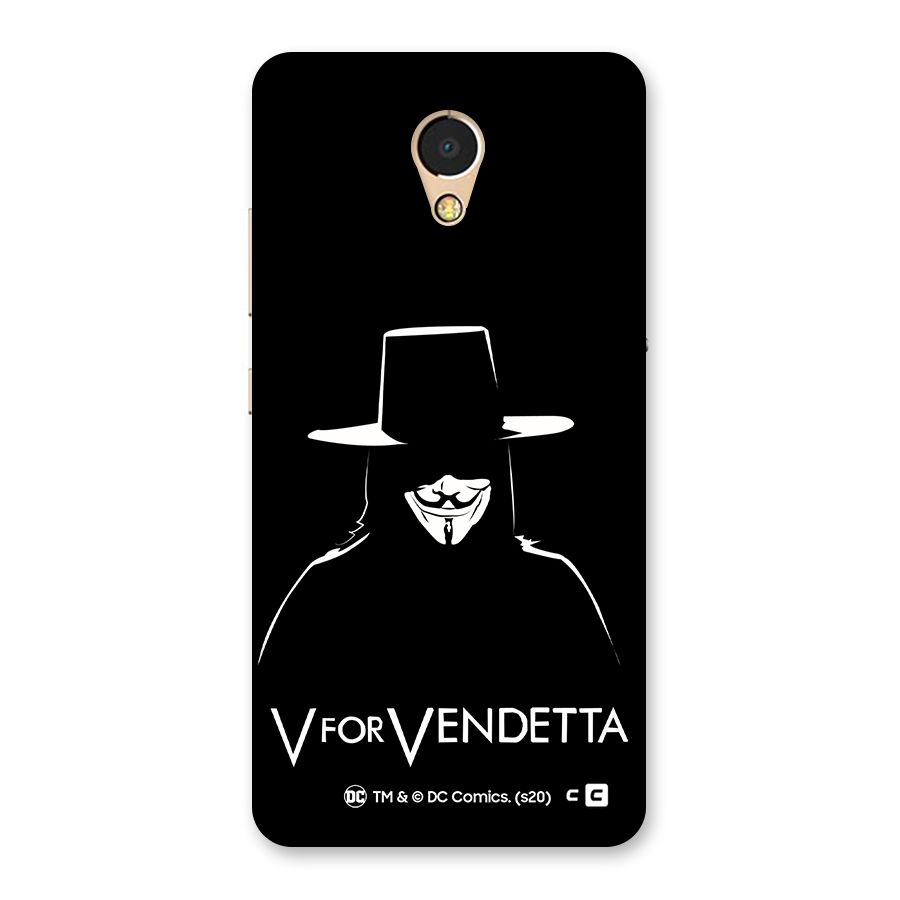 V for Vendetta Minimal Back Case for Lenovo P2