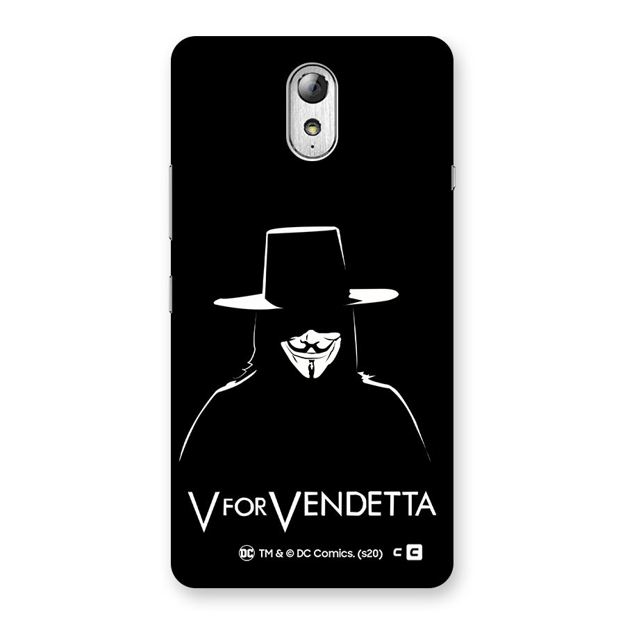 V for Vendetta Minimal Back Case for Lenovo Vibe P1M