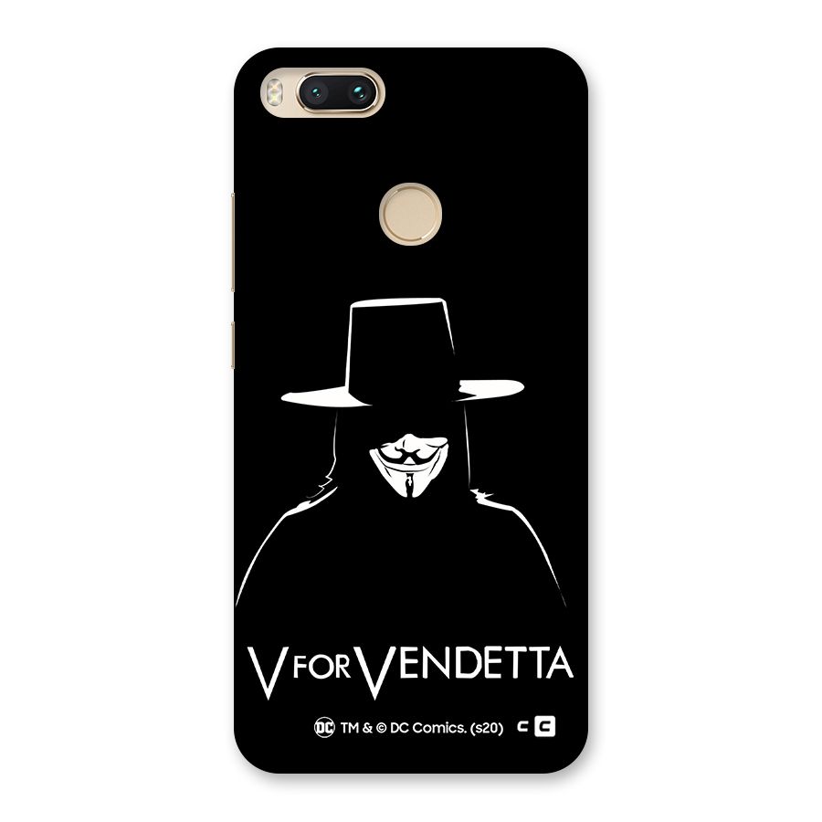 V for Vendetta Minimal Back Case for Mi A1