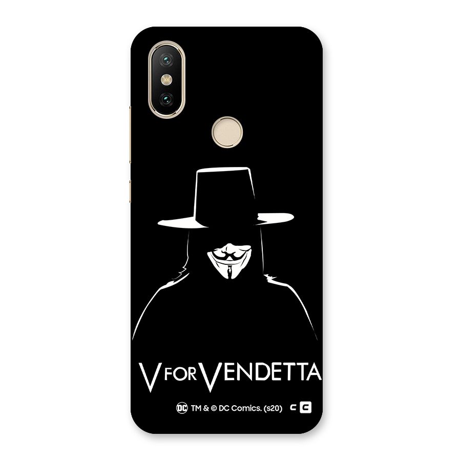 V for Vendetta Minimal Back Case for Mi A2