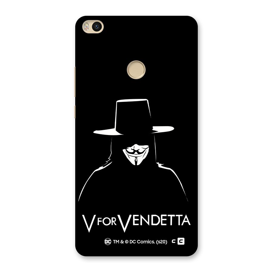 V for Vendetta Minimal Back Case for Mi Max 2