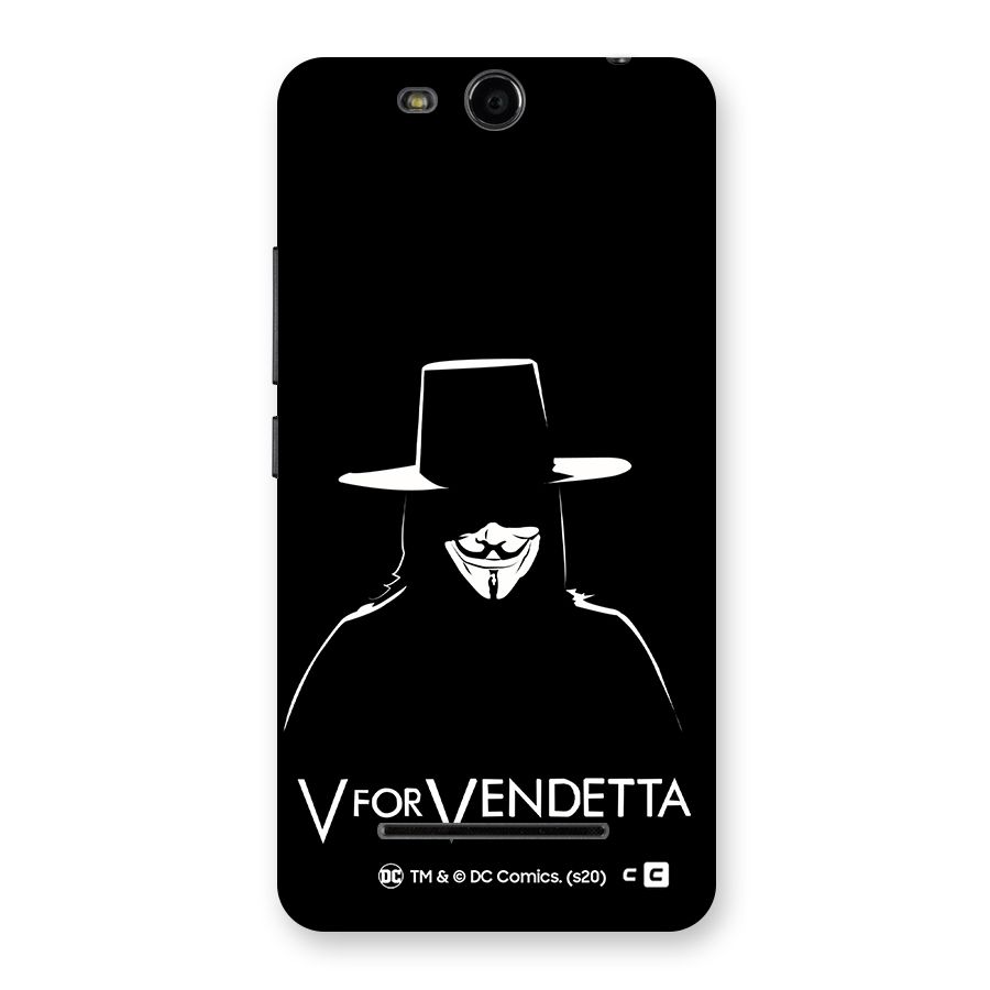 V for Vendetta Minimal Back Case for Micromax Canvas Juice 3 Q392