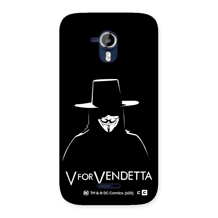 V for Vendetta Minimal Back Case for Micromax Canvas Magnus A117
