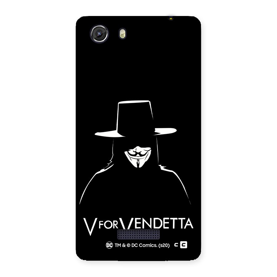 V for Vendetta Minimal Back Case for Micromax Unite 3
