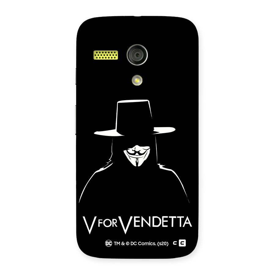V for Vendetta Minimal Back Case for Moto G