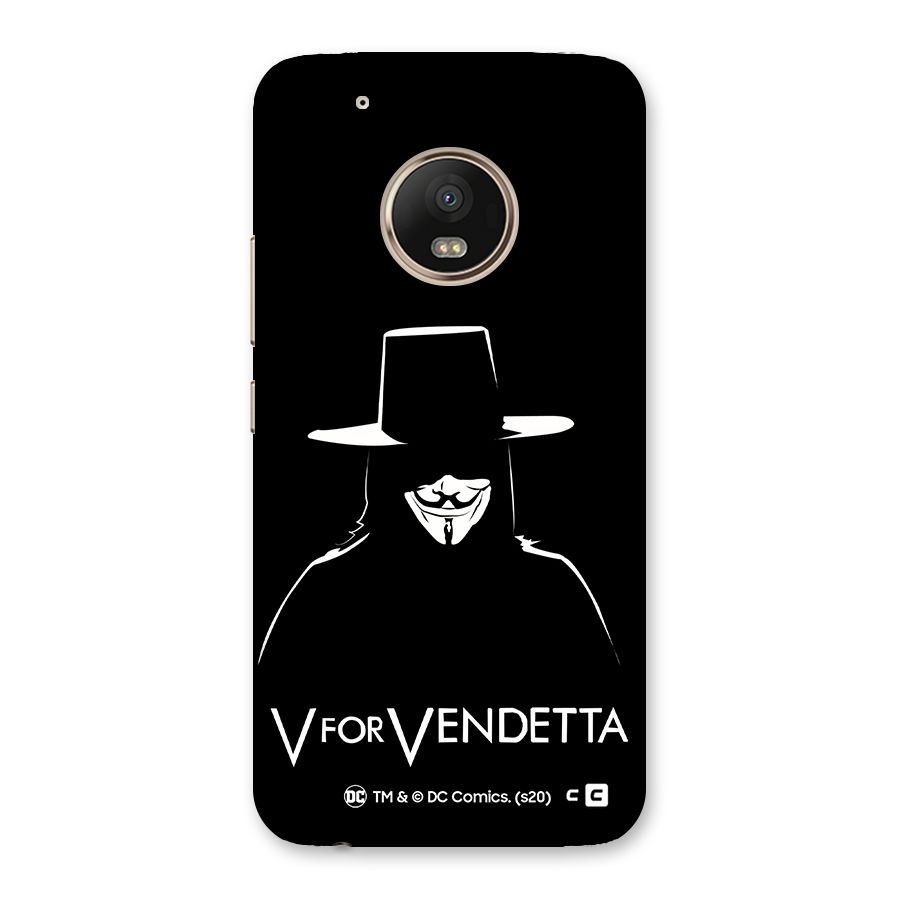 V for Vendetta Minimal Back Case for Moto G5 Plus