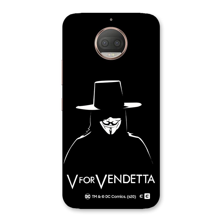 V for Vendetta Minimal Back Case for Moto G5s Plus