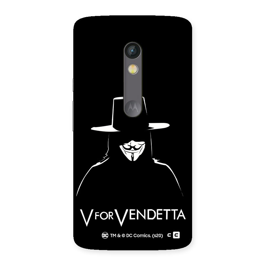 V for Vendetta Minimal Back Case for Moto X Play