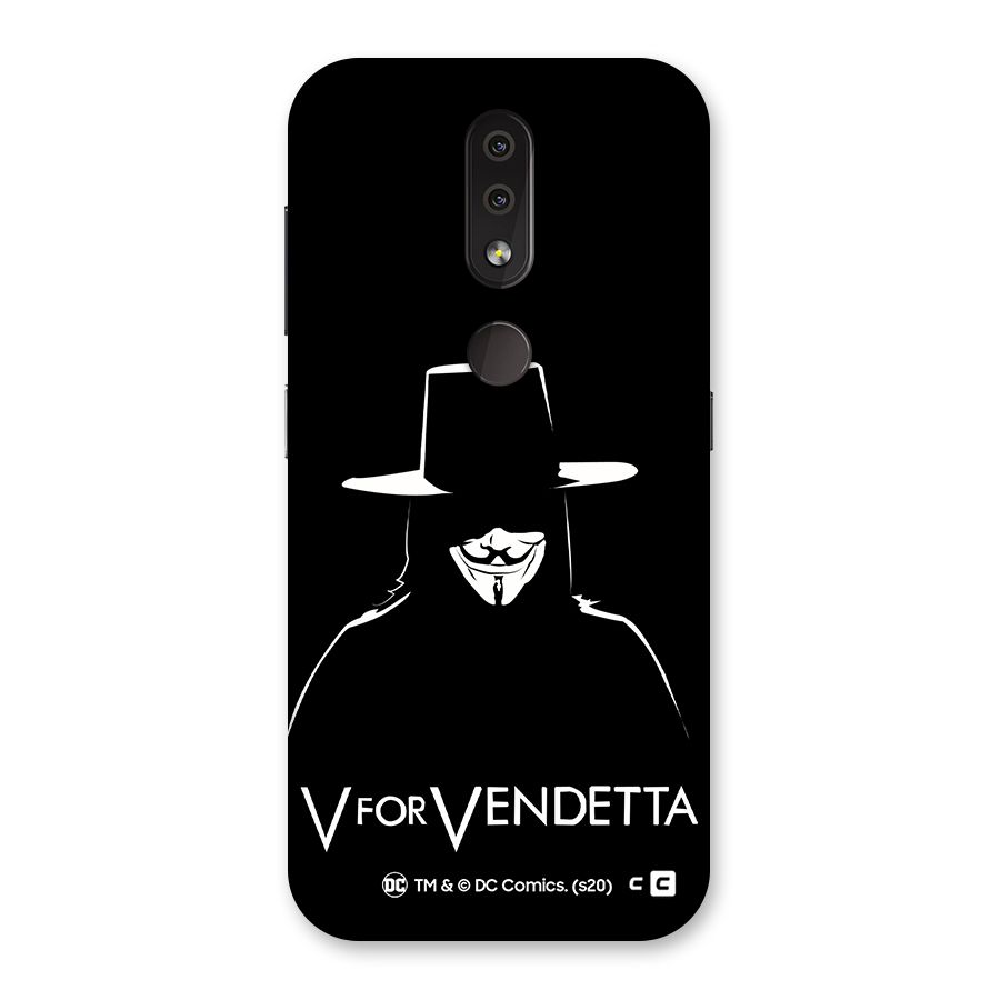 V for Vendetta Minimal Back Case for Nokia 4.2