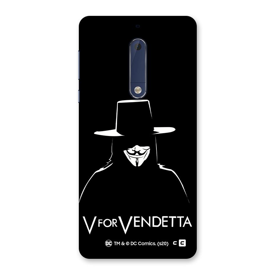 V for Vendetta Minimal Back Case for Nokia 5