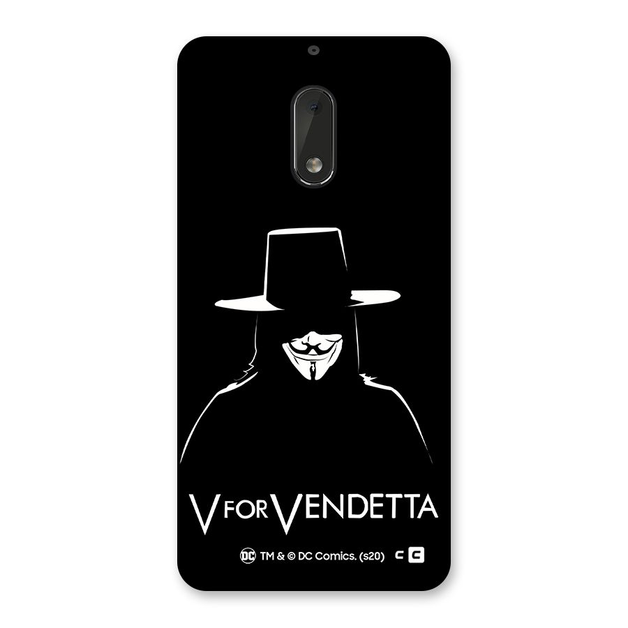 V for Vendetta Minimal Back Case for Nokia 6