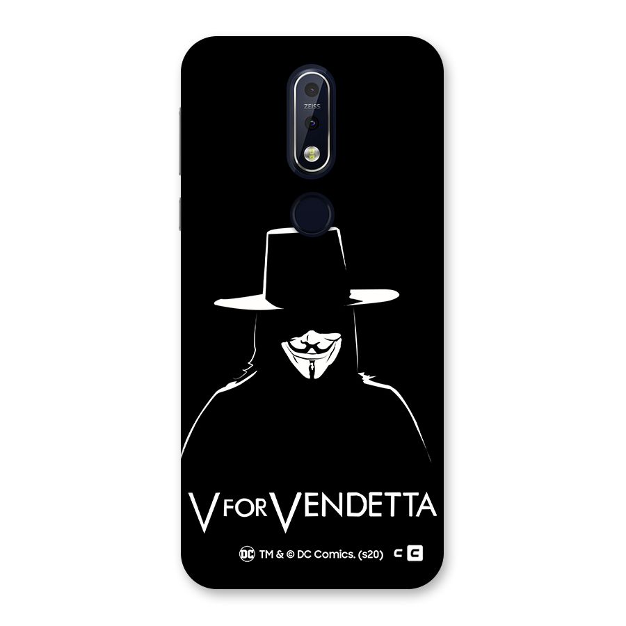 V for Vendetta Minimal Back Case for Nokia 7.1