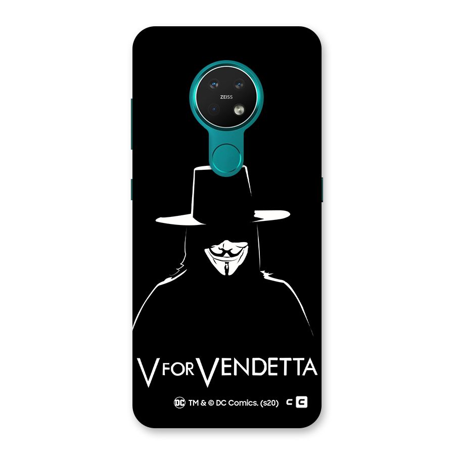 V for Vendetta Minimal Back Case for Nokia 7.2