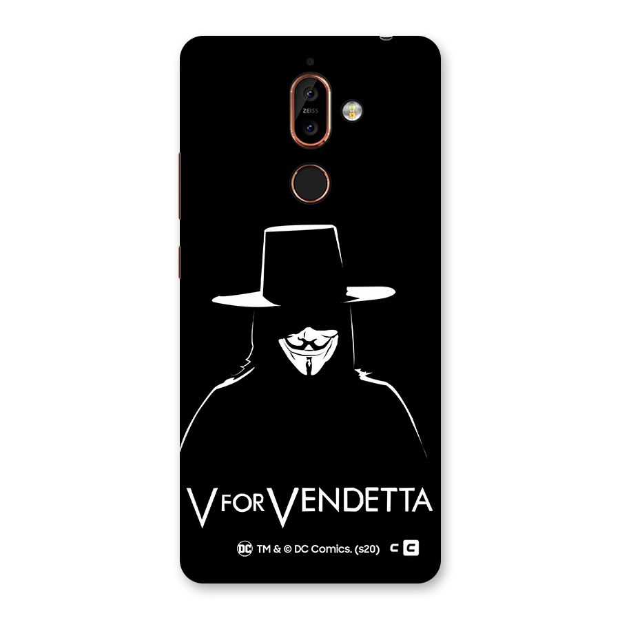 V for Vendetta Minimal Back Case for Nokia 7 Plus