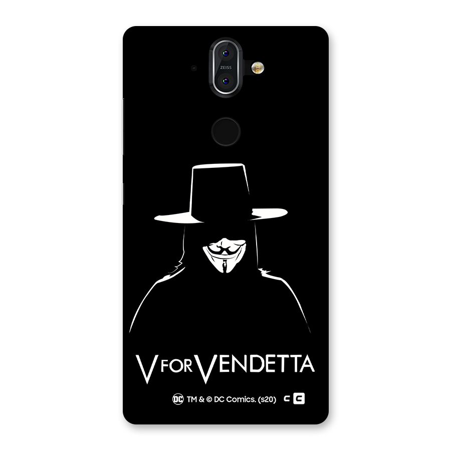 V for Vendetta Minimal Back Case for Nokia 8 Sirocco